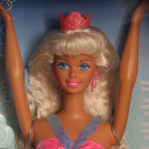 Rare Brand New Foreign International Bubbling Mermaid 1996 Barbie 90's doll - Picture 2 of 9